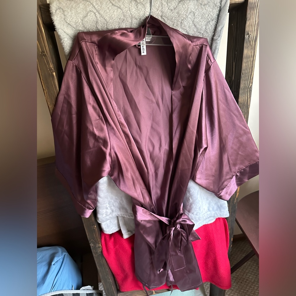 Purple Bridesmaid Robe